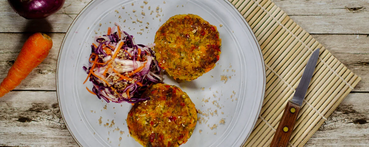 Recipe kit mung bean veggie burger